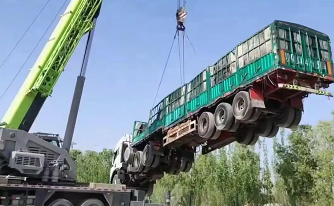 江北区道路脱困救援案例
